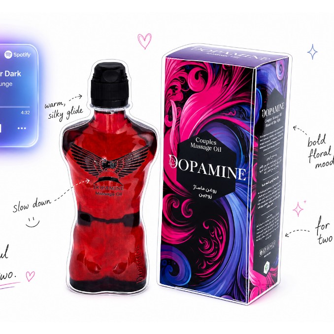 روغن ماساژ بدن زوجین دوپامین - 350 میلی لیتر