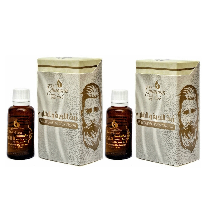 روغن تقویت کننده ریش و سبیل گیاه قانون مدل 2 حجم 30 میلی لیتر مجموعه 2 عددی