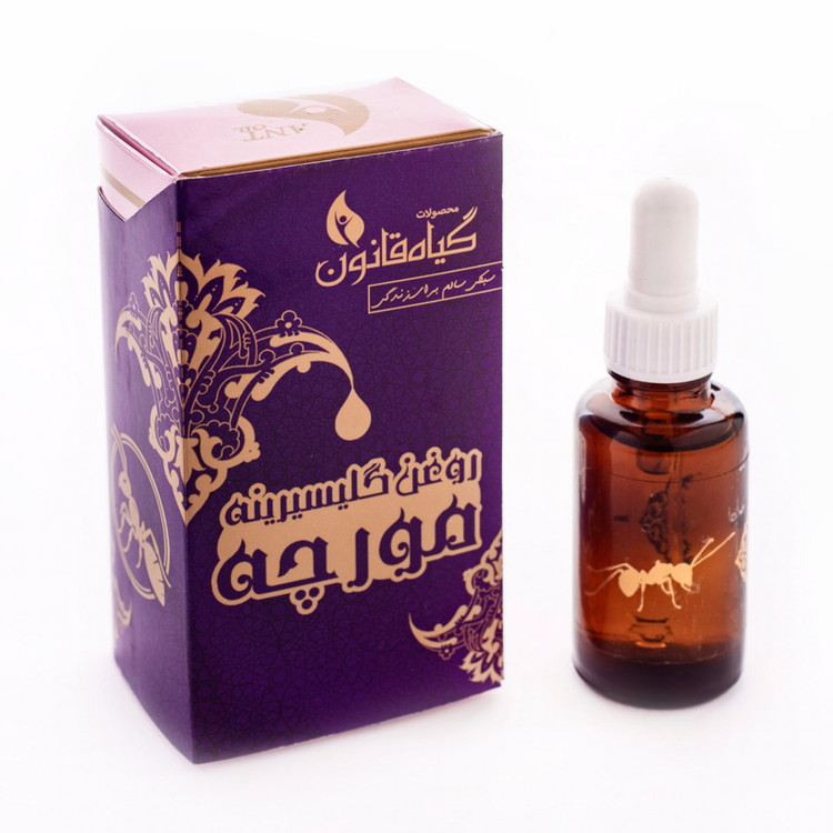 روغن بدن گیاه قانون مدل مورچه حجم 30ml کاهشدهنده رشد موهای زائد، تضعیفکننده ریشه مو، مرطوبکننده پوست، مناسب انواع پوس...