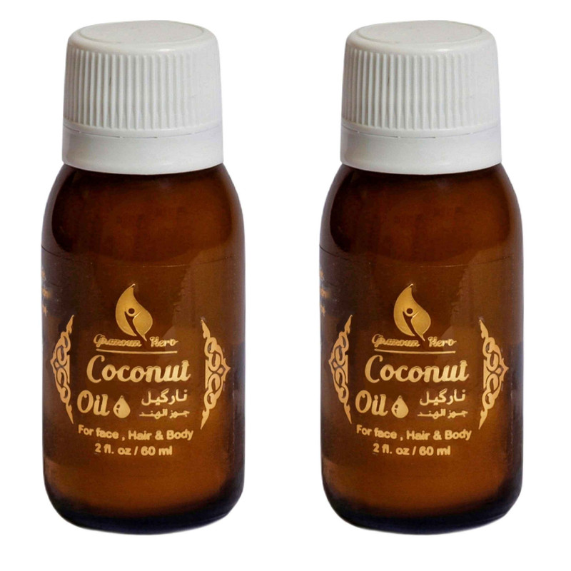 روغن نارگیل گیاه قانون مدل 02 حجم 60 میلی لیتر مجموعه  2 عددی