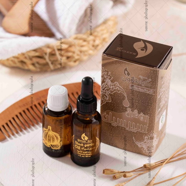 روغن سیر سیاه قانون برای پرپشتی و ضخامت مو و ریش