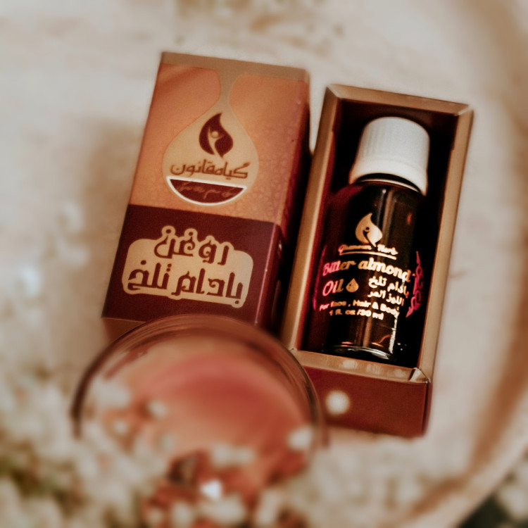 روغن بادام تلخ برای ابرو مژه و مو و صورت قانون