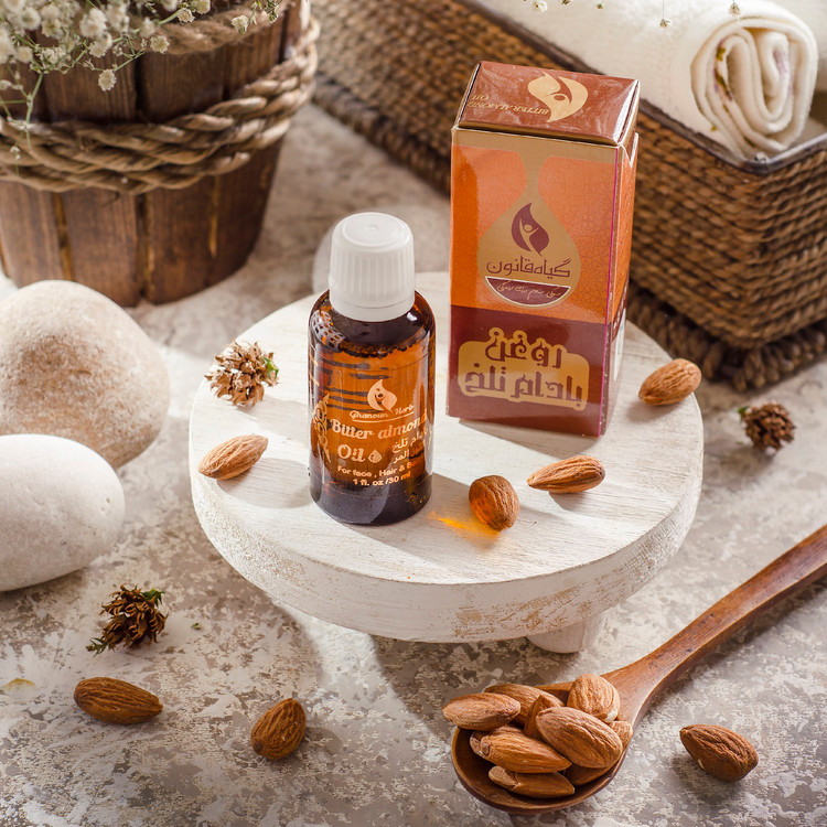 روغن بادام تلخ برای ابرو مژه و مو و صورت قانون